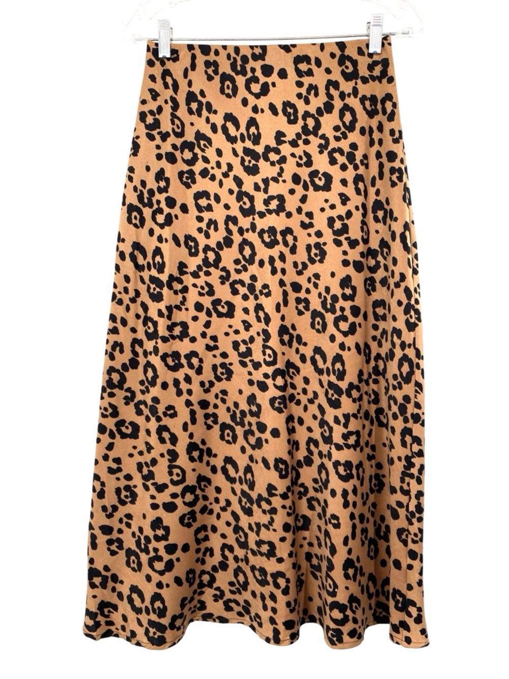 Lucca Leopard Print Midi Skirt Size Medium